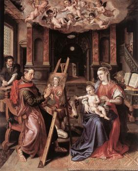 Marten De Vos : St Luke Painting the Virgin Mary